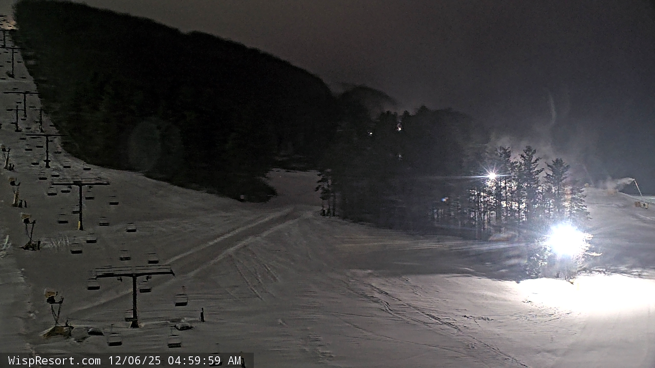 Thumbnail for current weather camera view from Wisp Ski Resort in McHenry, Maryland