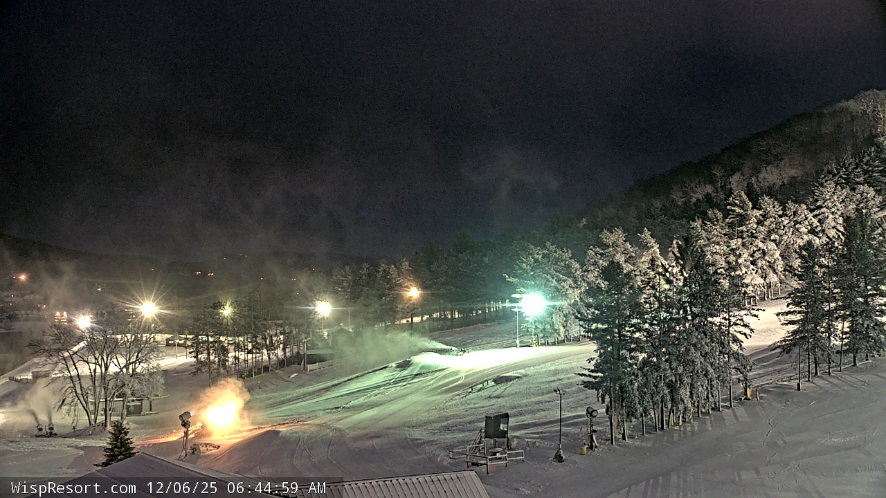 Thumbnail for current weather camera view from Wisp Ski Resort in McHenry, Maryland