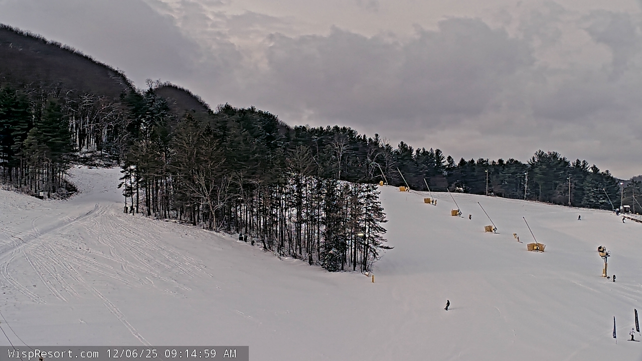 Thumbnail for current weather camera view from Wisp Ski Resort in McHenry, Maryland