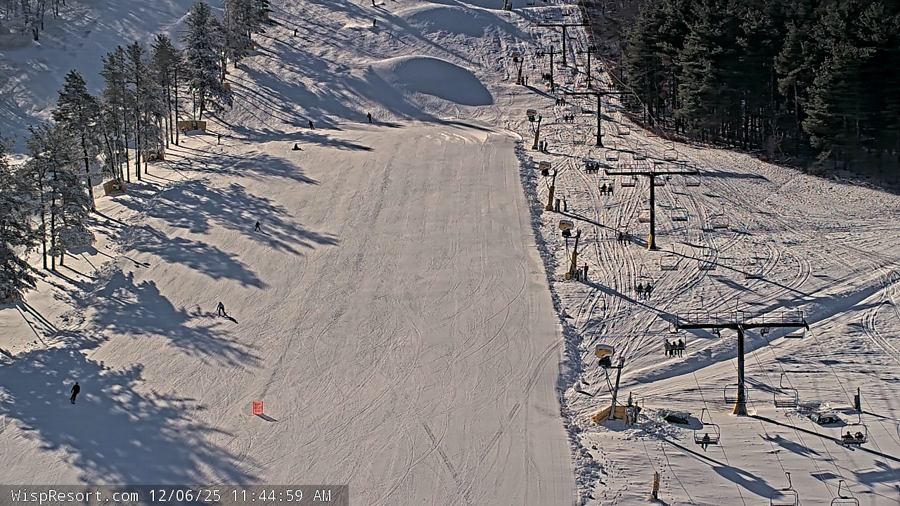 Thumbnail for current weather camera view from Wisp Ski Resort in McHenry, Maryland