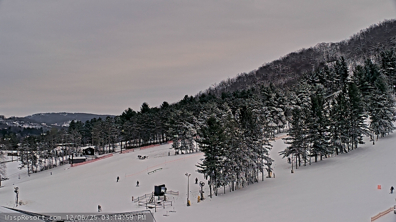 Thumbnail for current weather camera view from Wisp Ski Resort in McHenry, Maryland