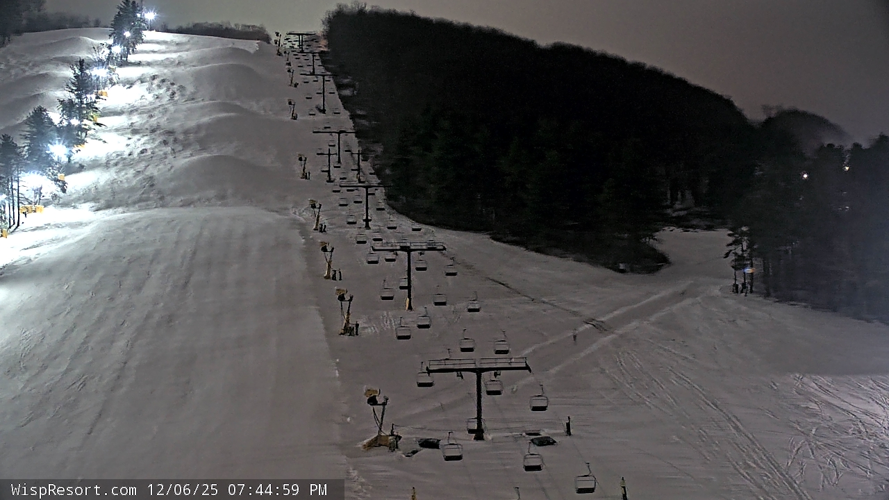 Thumbnail for current weather camera view from Wisp Ski Resort in McHenry, Maryland