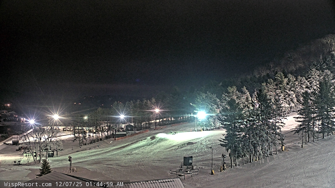 Thumbnail for current weather camera view from Wisp Ski Resort in McHenry, Maryland