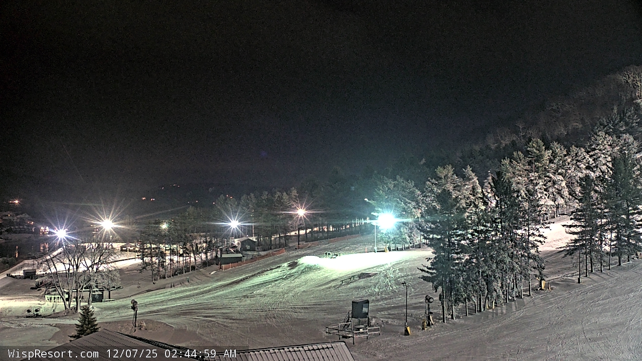 Thumbnail for current weather camera view from Wisp Ski Resort in McHenry, Maryland