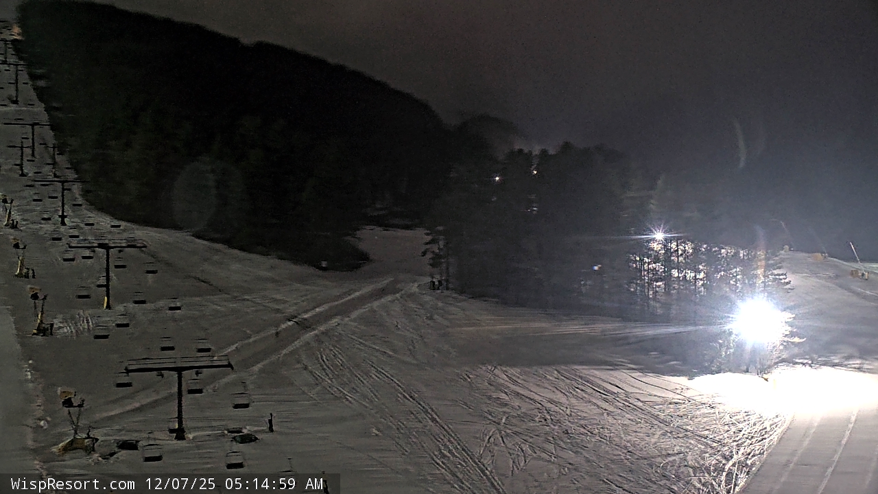 Thumbnail for current weather camera view from Wisp Ski Resort in McHenry, Maryland