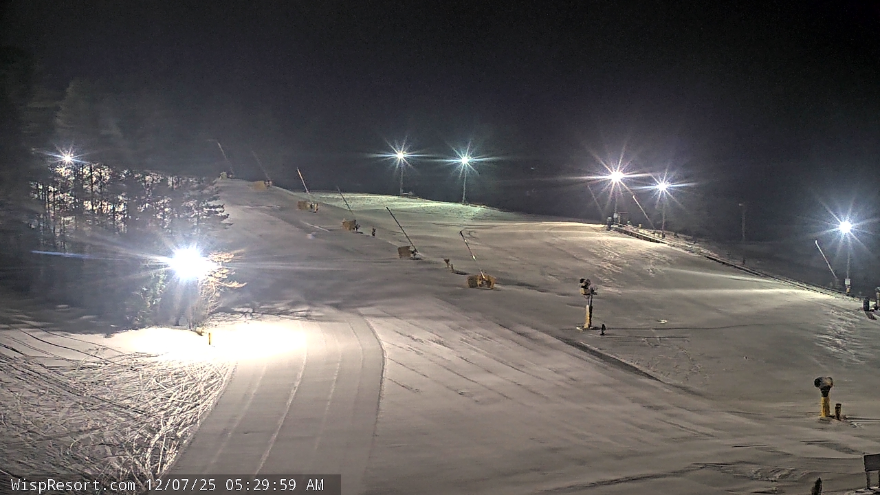 Thumbnail for current weather camera view from Wisp Ski Resort in McHenry, Maryland