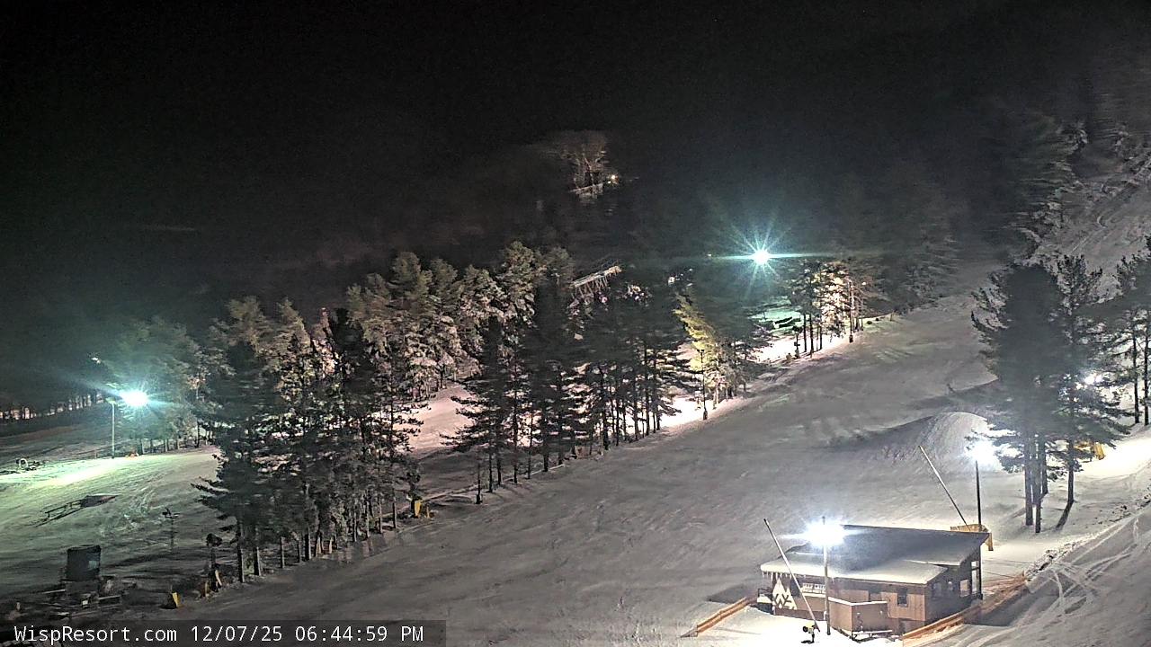 Thumbnail for current weather camera view from Wisp Ski Resort in McHenry, Maryland