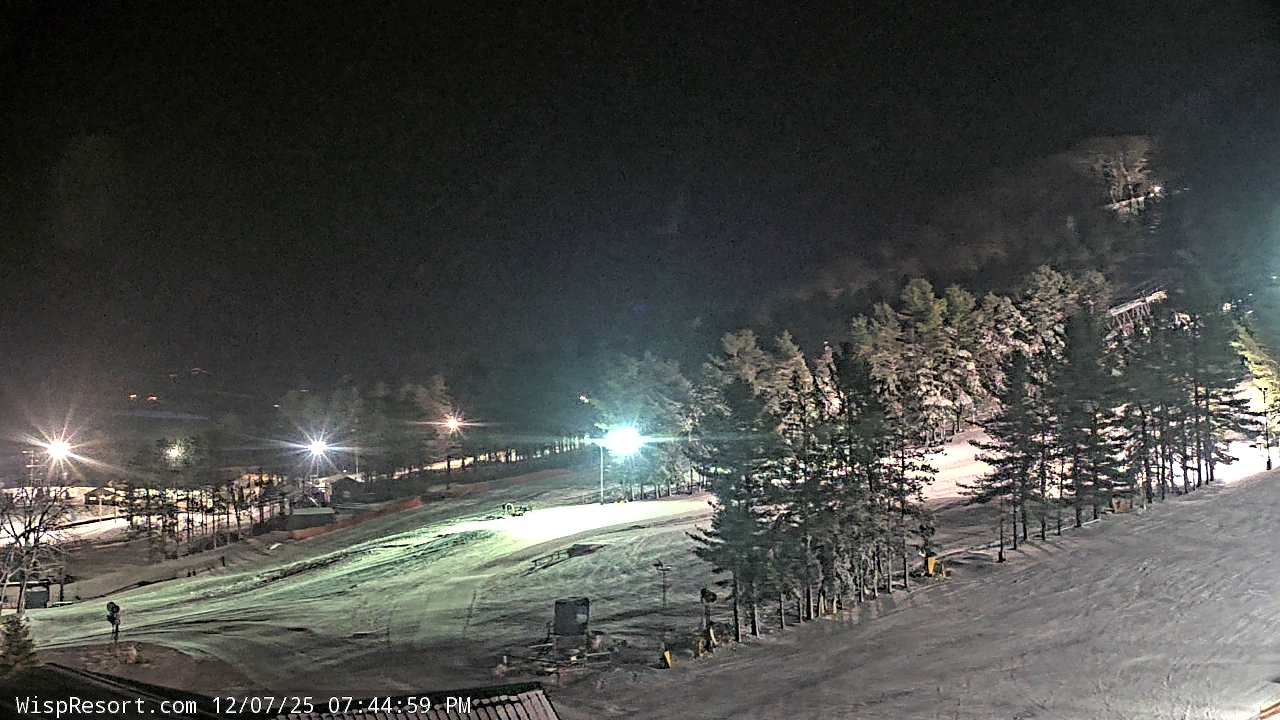 Thumbnail for current weather camera view from Wisp Ski Resort in McHenry, Maryland