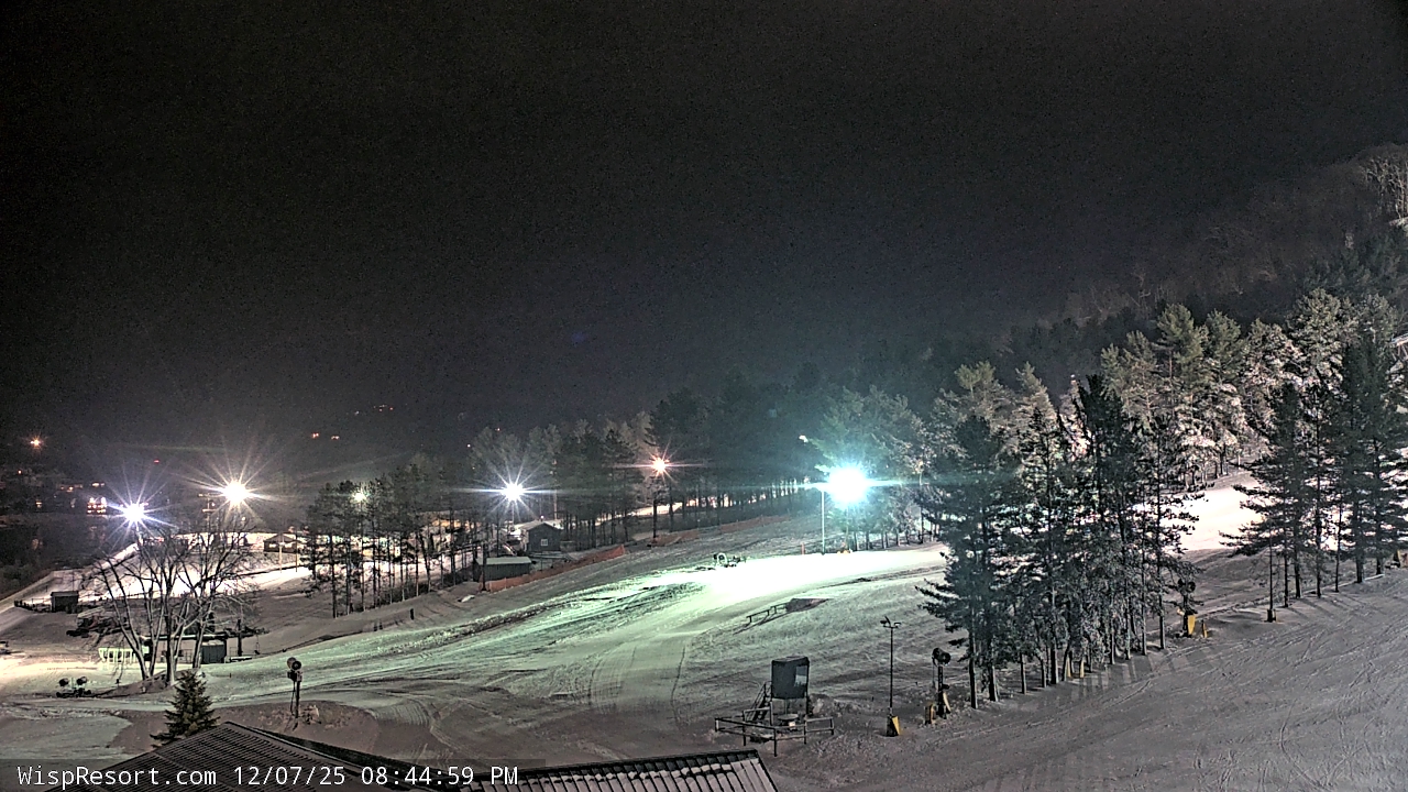 Thumbnail for current weather camera view from Wisp Ski Resort in McHenry, Maryland