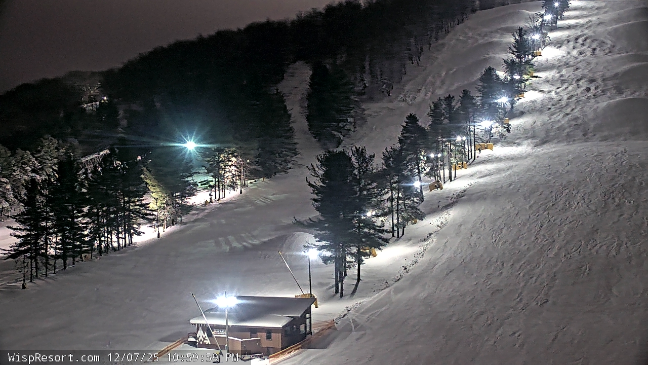 Thumbnail for current weather camera view from Wisp Ski Resort in McHenry, Maryland