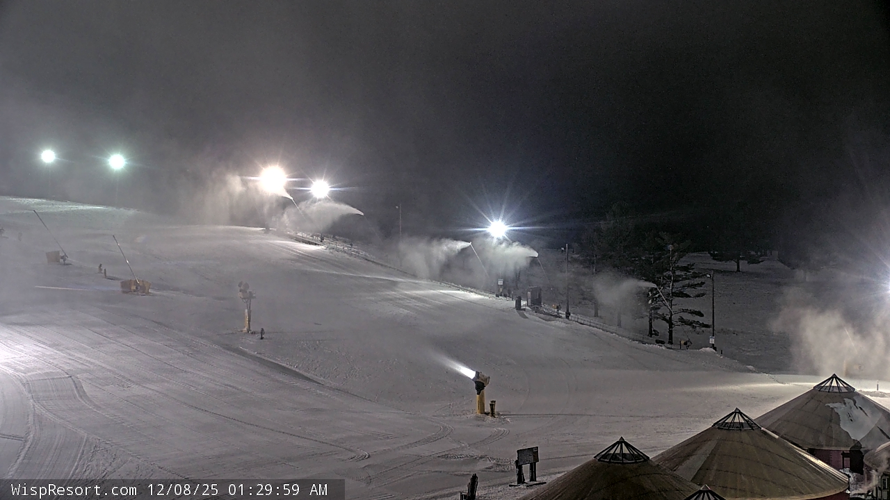 Thumbnail for current weather camera view from Wisp Ski Resort in McHenry, Maryland