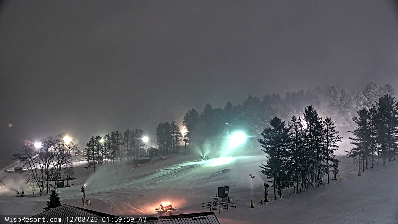 Thumbnail for current weather camera view from Wisp Ski Resort in McHenry, Maryland
