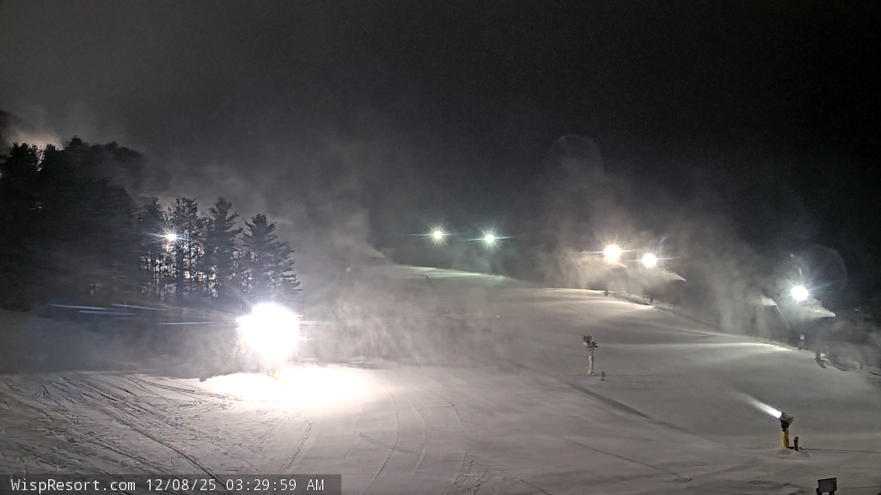 Thumbnail for current weather camera view from Wisp Ski Resort in McHenry, Maryland