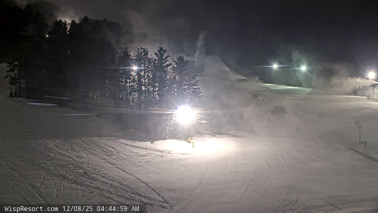 Thumbnail for current weather camera view from Wisp Ski Resort in McHenry, Maryland