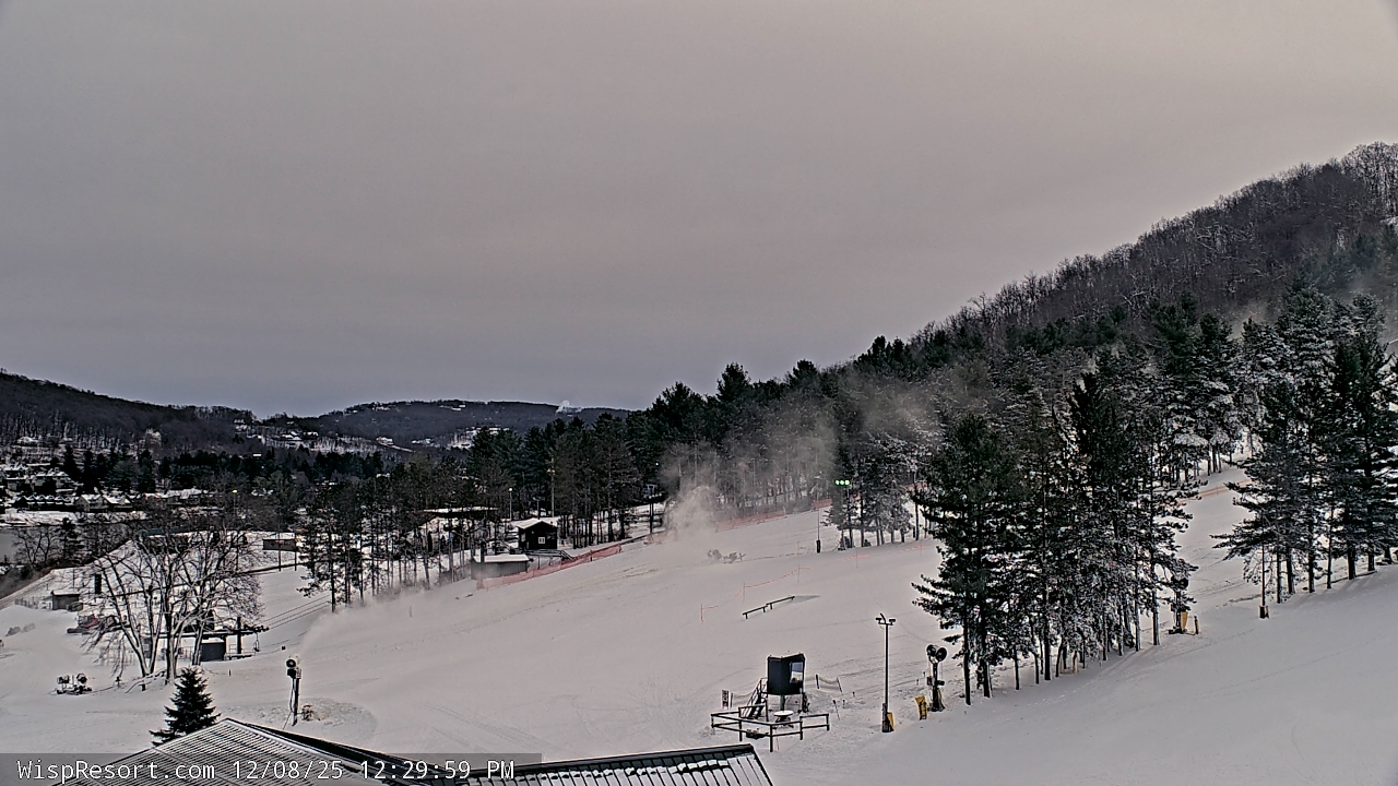 Thumbnail for current weather camera view from Wisp Ski Resort in McHenry, Maryland