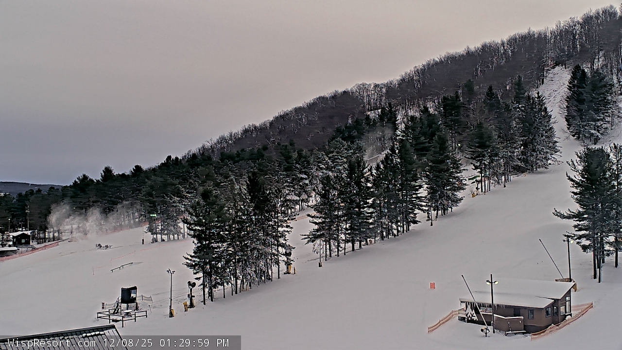 Thumbnail for current weather camera view from Wisp Ski Resort in McHenry, Maryland