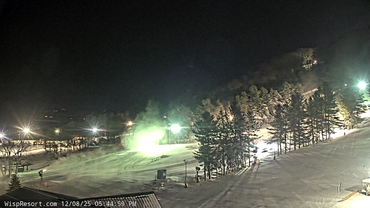 Thumbnail for current weather camera view from Wisp Ski Resort in McHenry, Maryland
