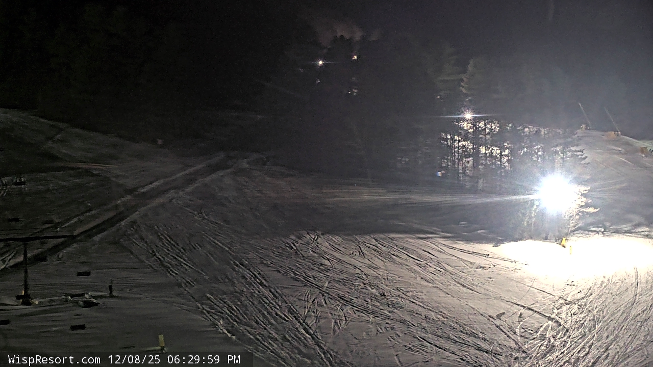 Thumbnail for current weather camera view from Wisp Ski Resort in McHenry, Maryland