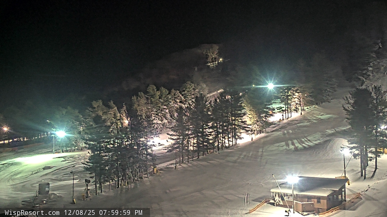 Thumbnail for current weather camera view from Wisp Ski Resort in McHenry, Maryland