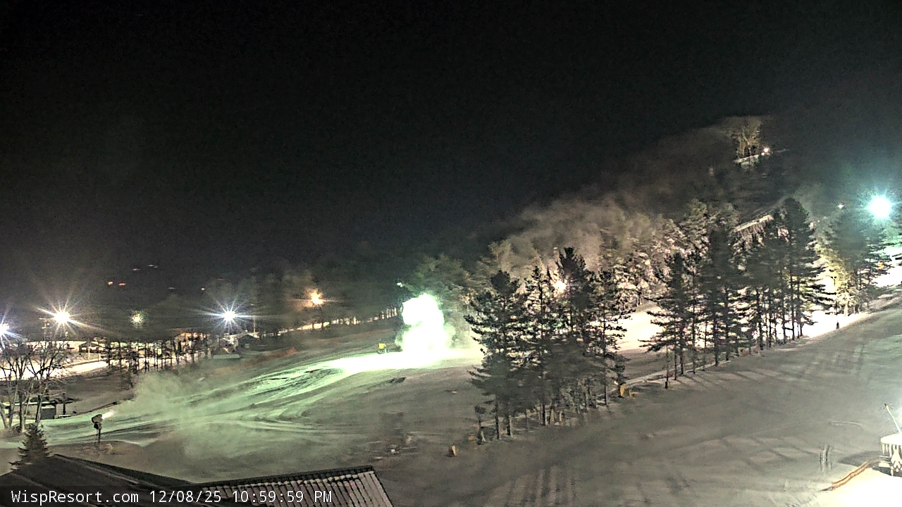 Thumbnail for current weather camera view from Wisp Ski Resort in McHenry, Maryland