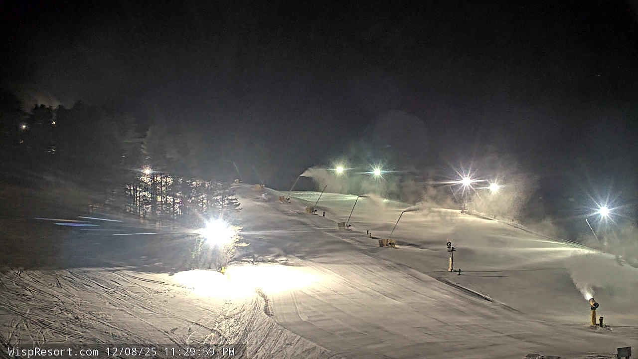 Thumbnail for current weather camera view from Wisp Ski Resort in McHenry, Maryland