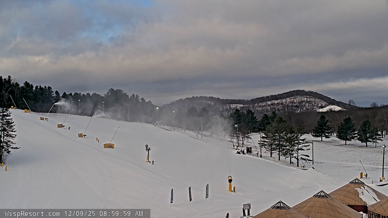 Thumbnail for current weather camera view from Wisp Ski Resort in McHenry, Maryland