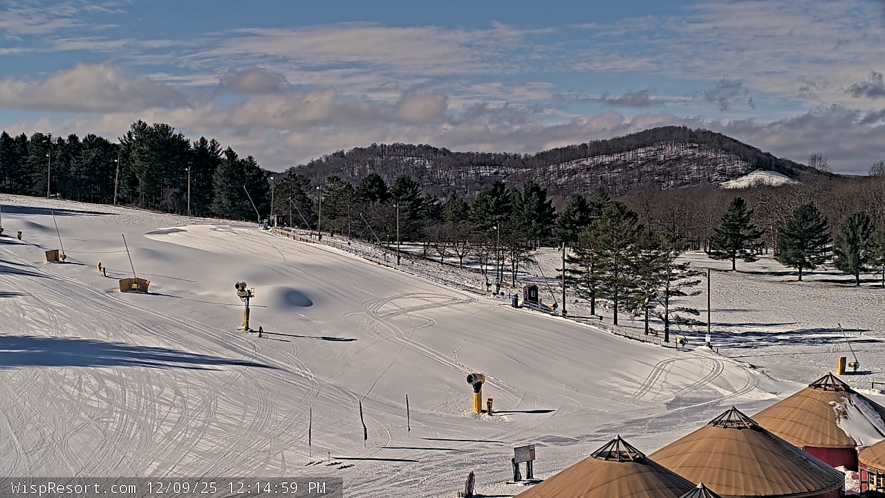 Thumbnail for current weather camera view from Wisp Ski Resort in McHenry, Maryland
