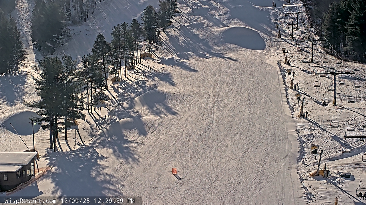 Thumbnail for current weather camera view from Wisp Ski Resort in McHenry, Maryland