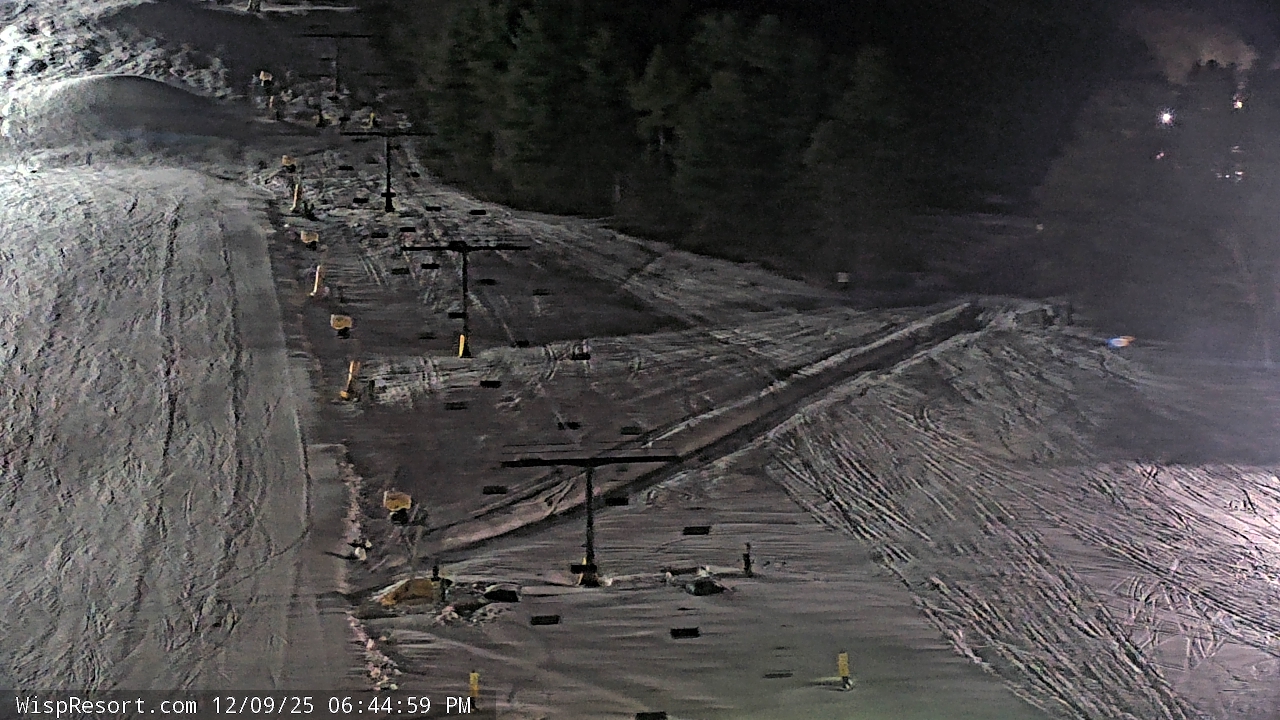 Thumbnail for current weather camera view from Wisp Ski Resort in McHenry, Maryland