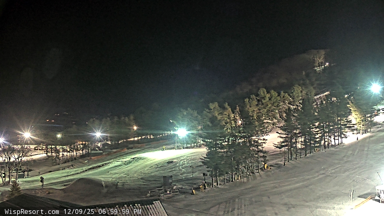 Thumbnail for current weather camera view from Wisp Ski Resort in McHenry, Maryland