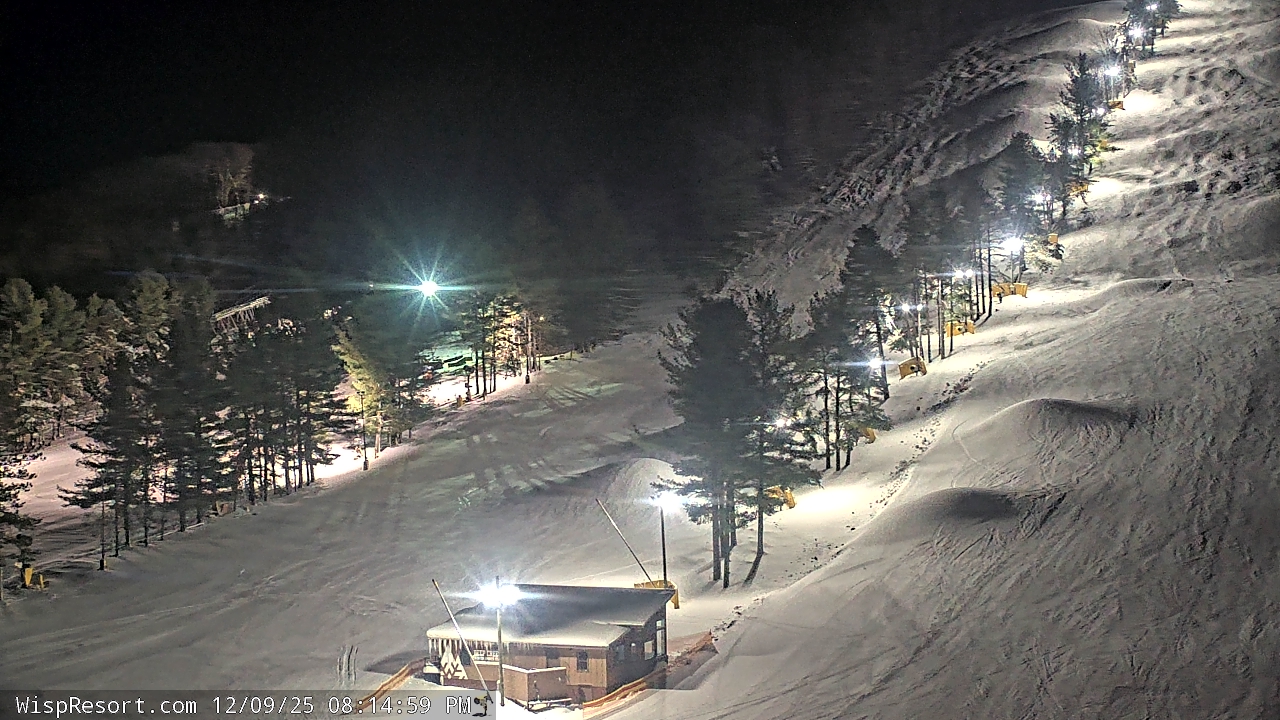 Thumbnail for current weather camera view from Wisp Ski Resort in McHenry, Maryland