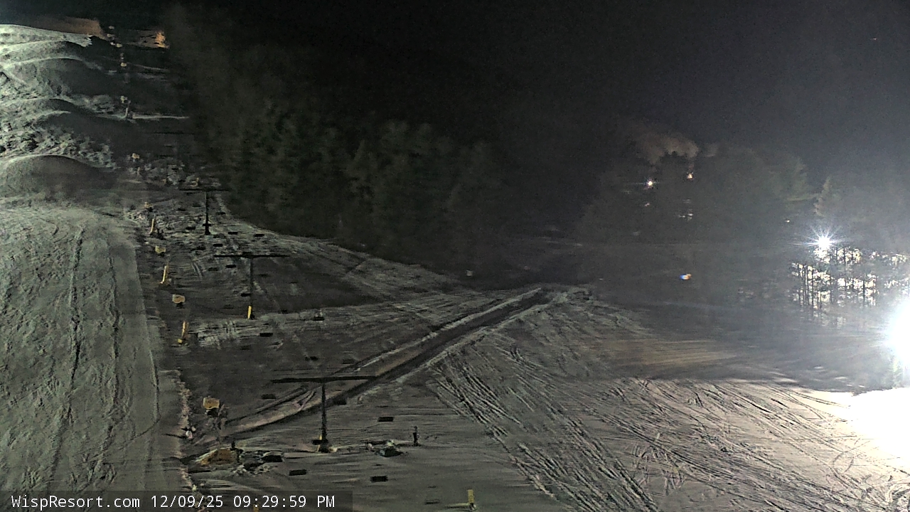 Thumbnail for current weather camera view from Wisp Ski Resort in McHenry, Maryland