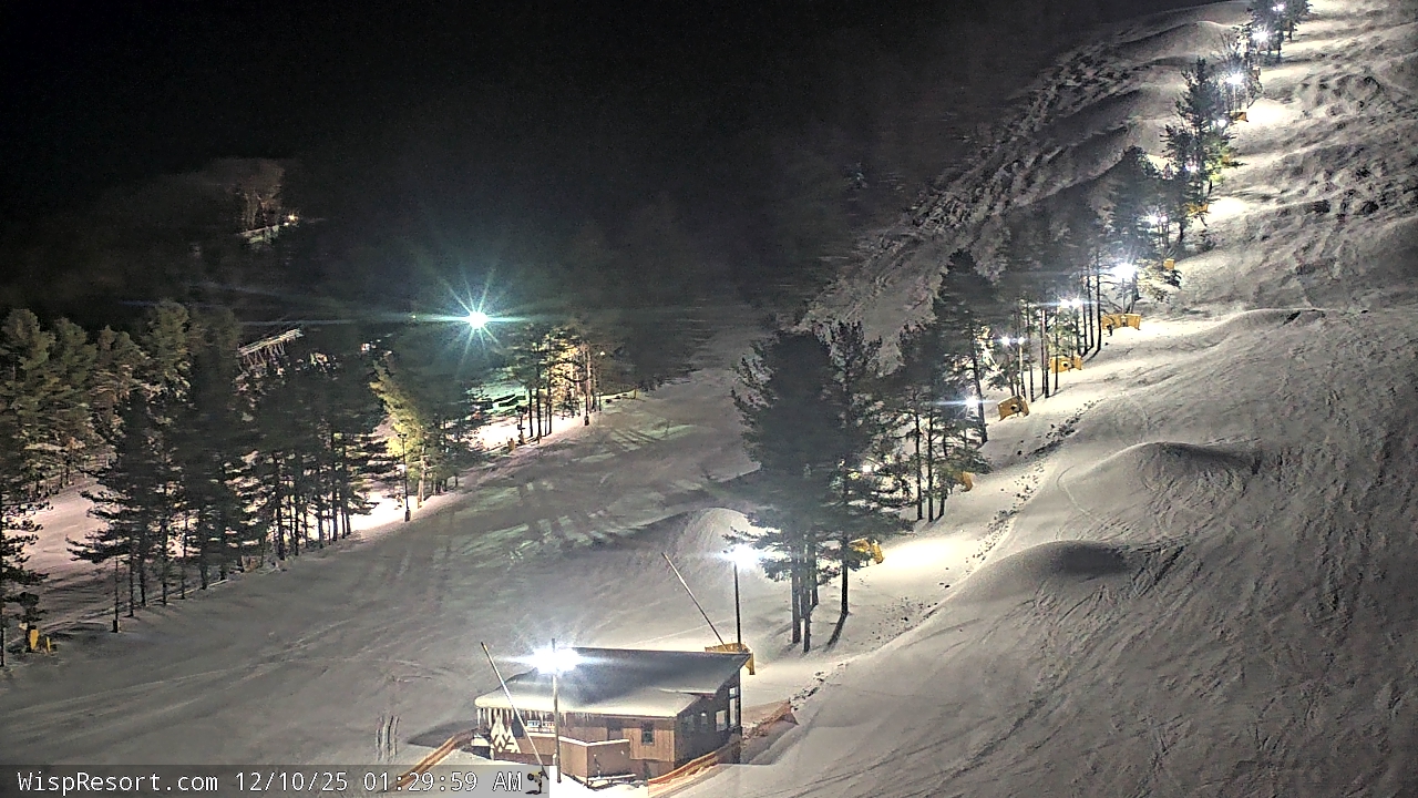 Thumbnail for current weather camera view from Wisp Ski Resort in McHenry, Maryland