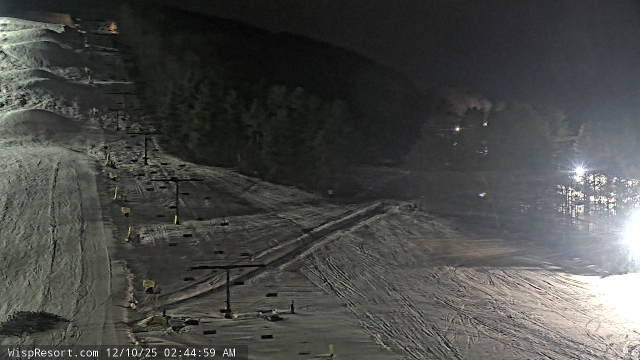 Thumbnail for current weather camera view from Wisp Ski Resort in McHenry, Maryland