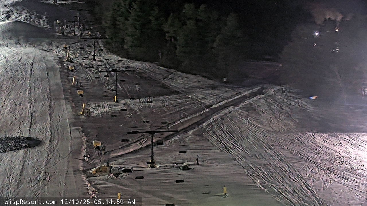 Thumbnail for current weather camera view from Wisp Ski Resort in McHenry, Maryland