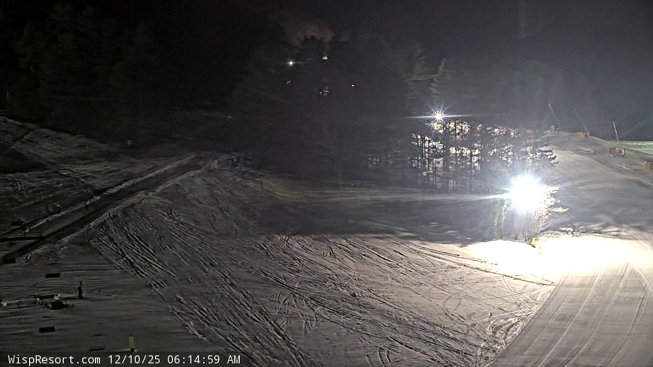 Thumbnail for current weather camera view from Wisp Ski Resort in McHenry, Maryland