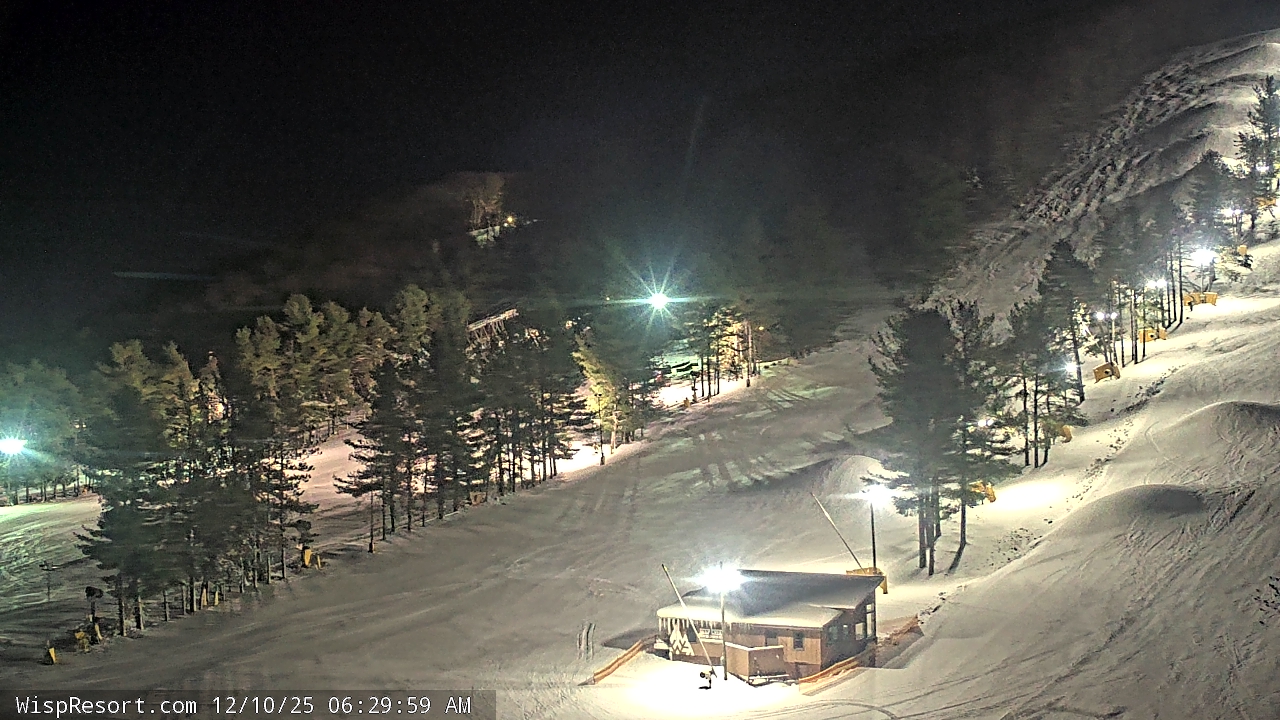 Thumbnail for current weather camera view from Wisp Ski Resort in McHenry, Maryland