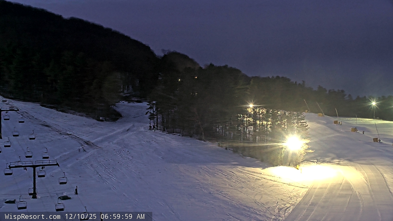 Thumbnail for current weather camera view from Wisp Ski Resort in McHenry, Maryland