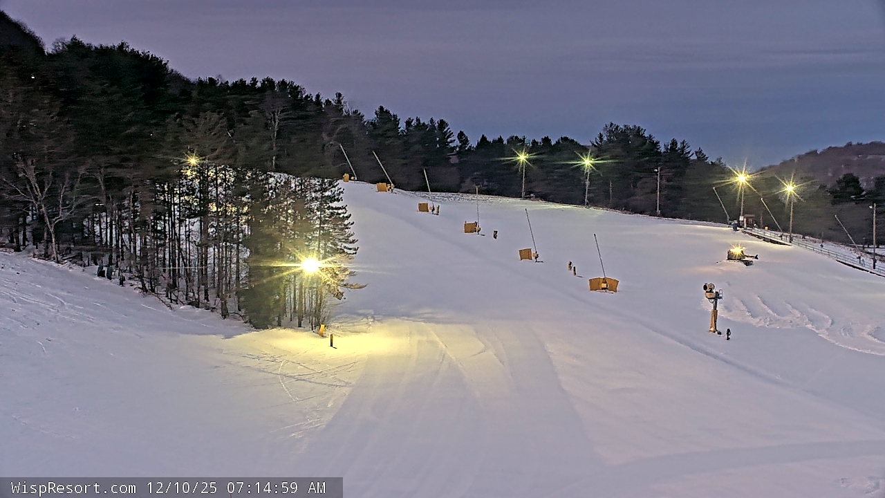 Thumbnail for current weather camera view from Wisp Ski Resort in McHenry, Maryland
