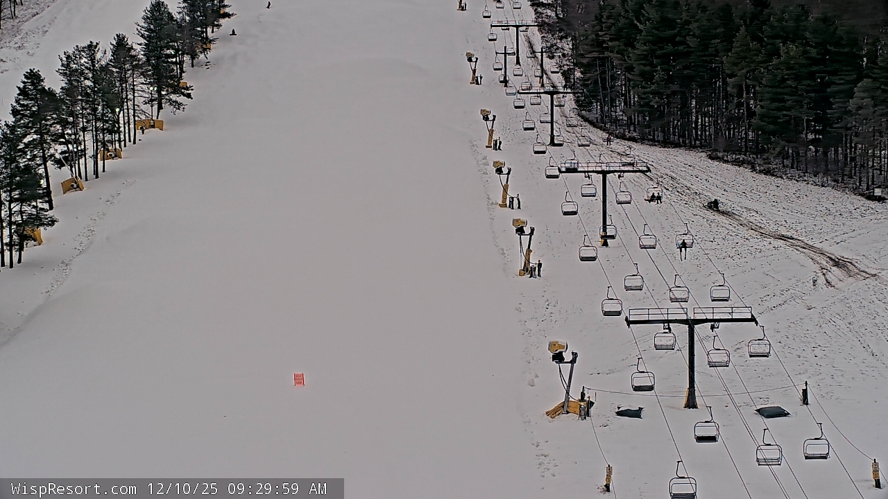 Thumbnail for current weather camera view from Wisp Ski Resort in McHenry, Maryland