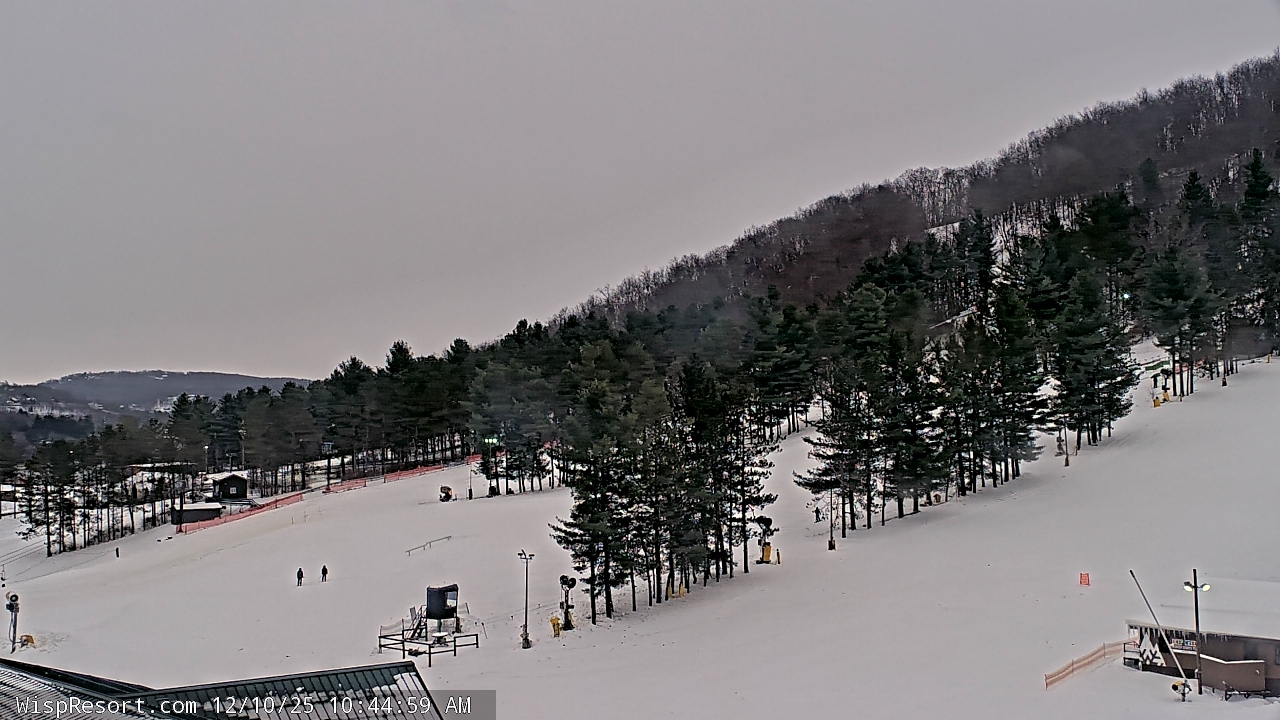 Thumbnail for current weather camera view from Wisp Ski Resort in McHenry, Maryland