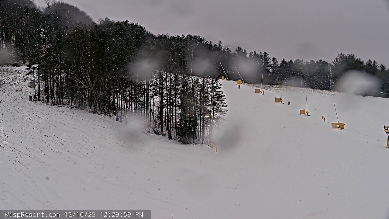 Thumbnail for current weather camera view from Wisp Ski Resort in McHenry, Maryland