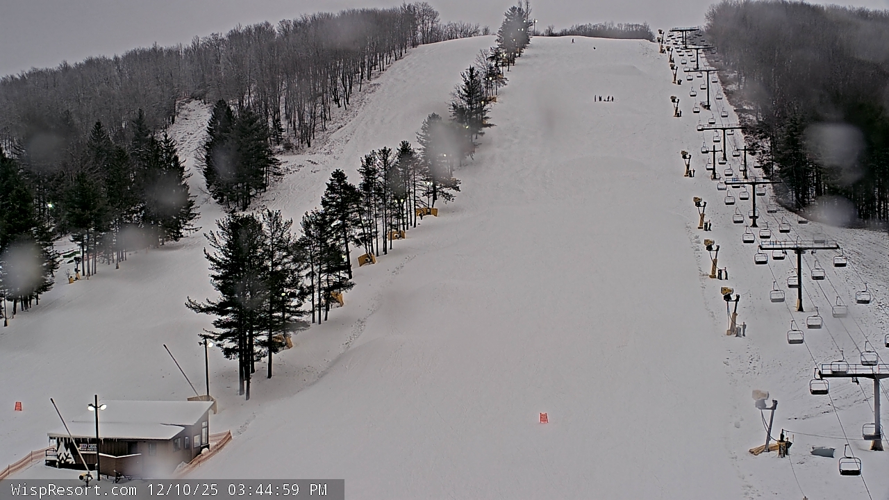 Thumbnail for current weather camera view from Wisp Ski Resort in McHenry, Maryland