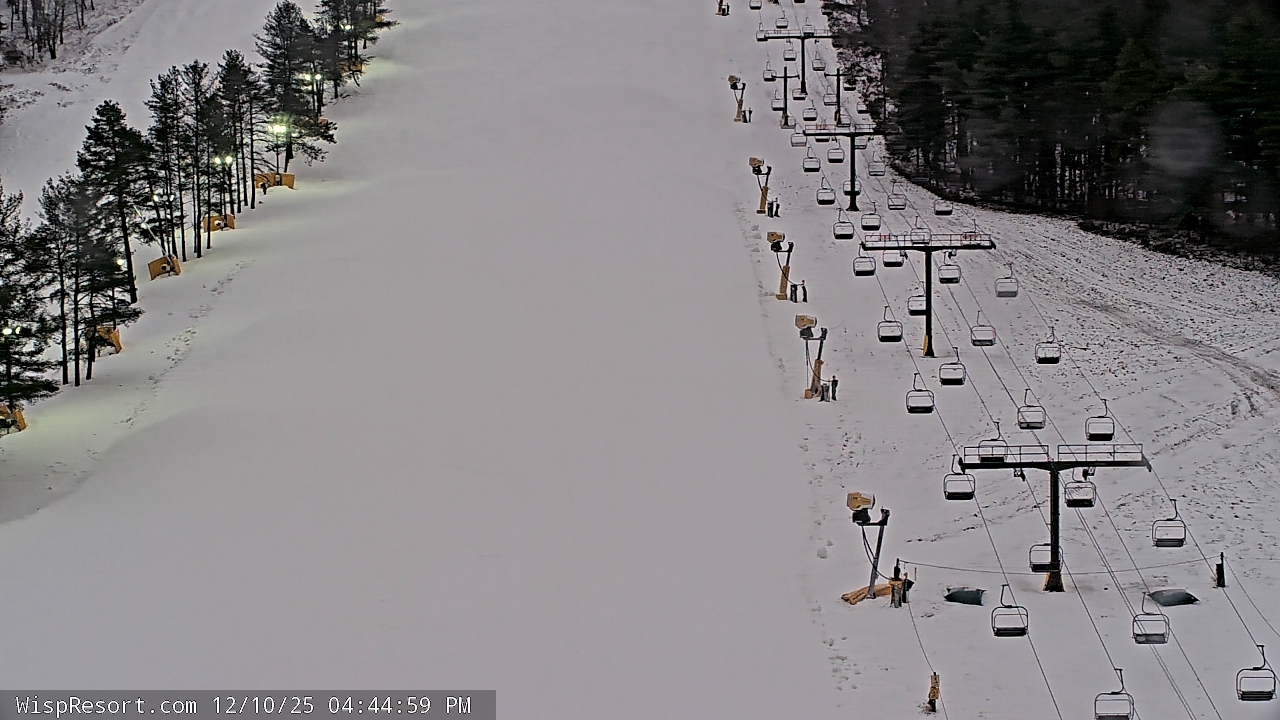 Thumbnail for current weather camera view from Wisp Ski Resort in McHenry, Maryland