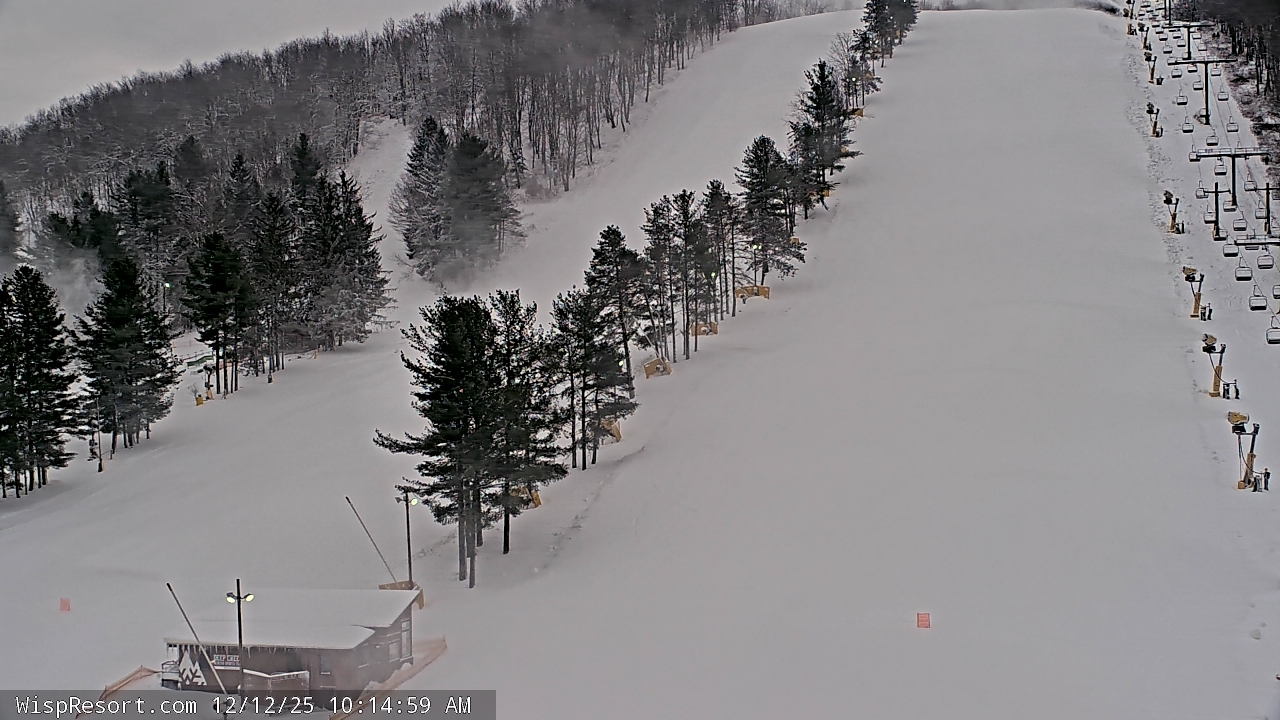 Thumbnail for current weather camera view from Wisp Ski Resort in McHenry, Maryland