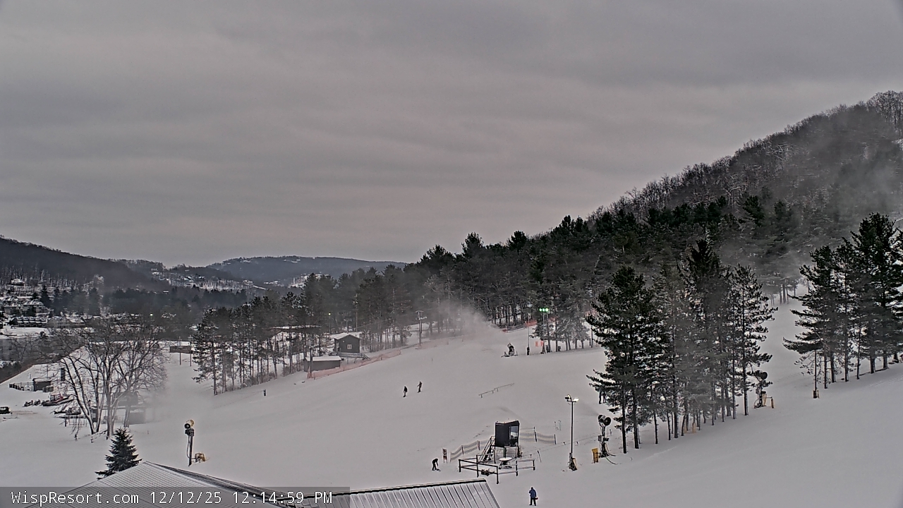 Thumbnail for current weather camera view from Wisp Ski Resort in McHenry, Maryland