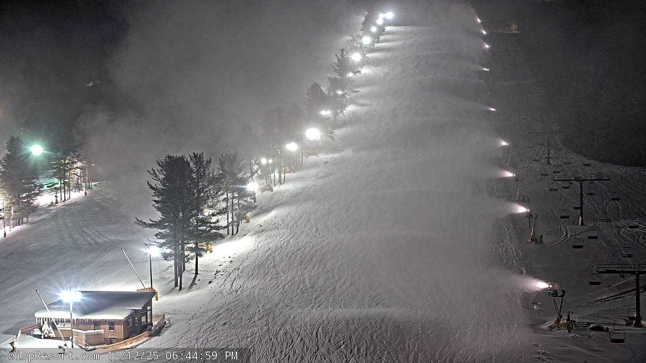 Thumbnail for current weather camera view from Wisp Ski Resort in McHenry, Maryland