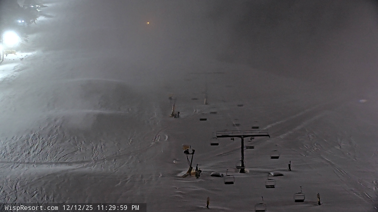 Thumbnail for current weather camera view from Wisp Ski Resort in McHenry, Maryland