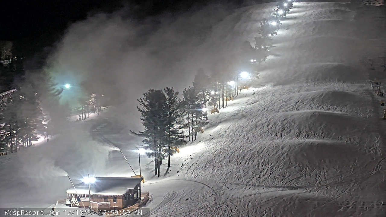 Thumbnail for current weather camera view from Wisp Ski Resort in McHenry, Maryland