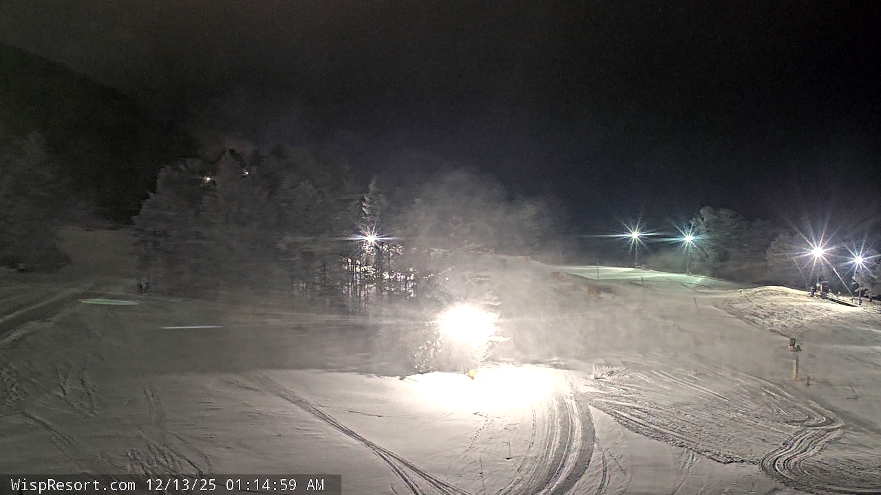 Thumbnail for current weather camera view from Wisp Ski Resort in McHenry, Maryland